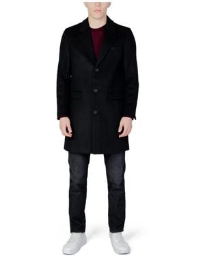 Antony Morato Single-Breasted Coats - Black
