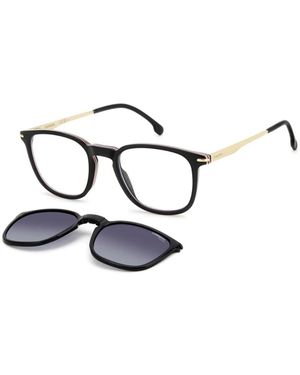 Carrera Stilvolle Opt + Clip-On Brille - Weiß