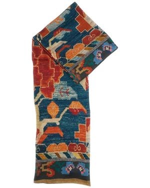 Pierre Louis Mascia Silky Scarves - Bleu