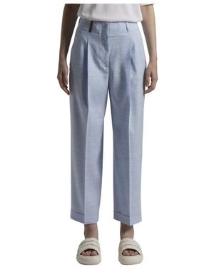 Peserico Pantalon P04579D - Blauw