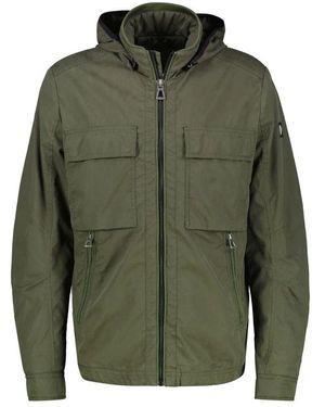 Lerros Klassische Blouson Jacke Mit Kapuze - Grün