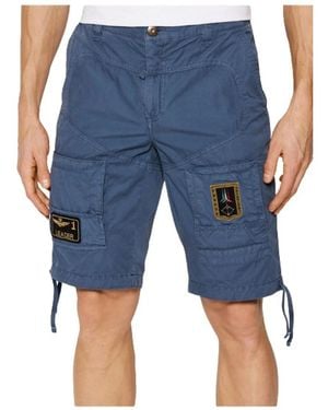 Aeronautica Militare Casual Shorts - Blue