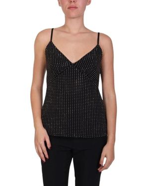 Michael Kors Sleeveless Tops - Black
