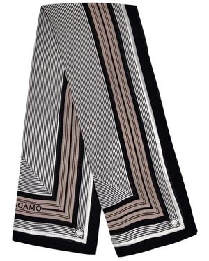 Ferragamo Bufanda De Lana - Gris
