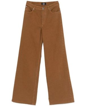 A.P.C. Wide Pants - Brown