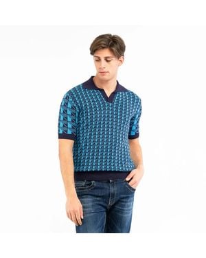 Bikkembergs Polo Shirts - Blue