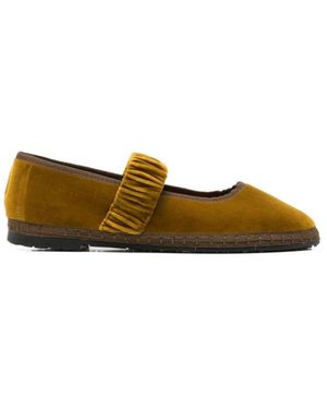 Flabelus Schoenen ,Geel ,Katoen Mafalda - Groen