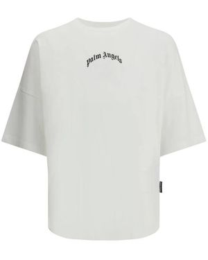Palm Angels T-Shirts - Bianco