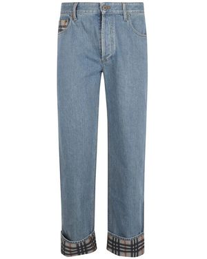 Burberry Dexter Rechte Jeans - Blauw