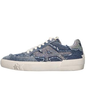 Ash Schoenen ,Blauw ,Leer Sneakers Multi Colour