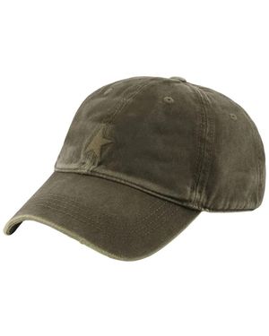 Golden Goose Accessoires ,Groen ,Katoen Journey Baseball Cap
