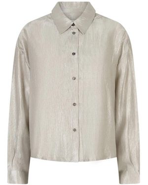 RUBY TUESDAY Blouse Met Plooien Achter Camile - Grijs