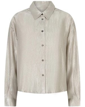 RUBY TUESDAY Blouse Met Plooien Achter Camile - Grijs
