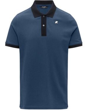 K-Way Vic-Vormir Pique Polo - Blauw
