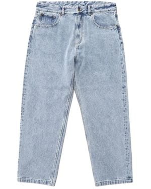 Goodies Sportive Wide Jeans - Blu