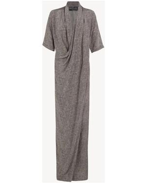 Cortana Wrap Dresses - Gris