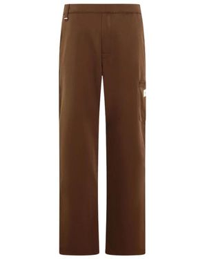 flâneur Straight Trousers - Marrone