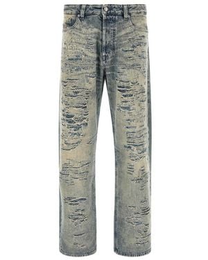 DIESEL Straight Fit Jeans - Grey