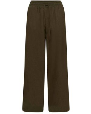 My Essential Wardrobe Wide Trousers - Verde