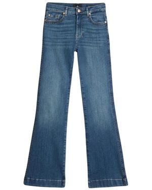 7 For All Mankind Flared Jeans - Blue
