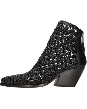 Elena Iachi Cowboy Boots - Negro