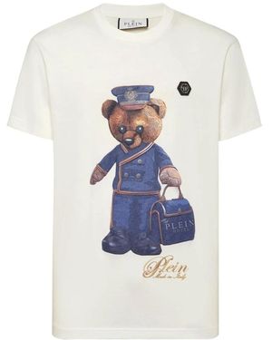 Philipp Plein T-Shirts - Blauw