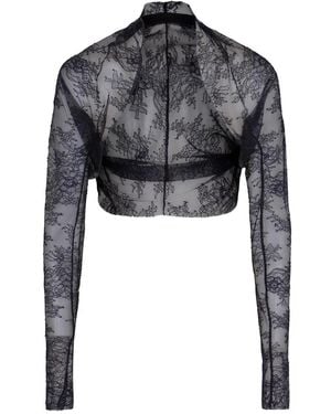 Alberta Ferretti Long Sleeve Tops - Grey