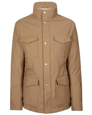 Eleventy Light Jackets - Brown