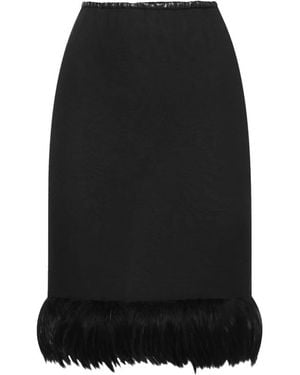 Saint Laurent Midi Skirts - Black