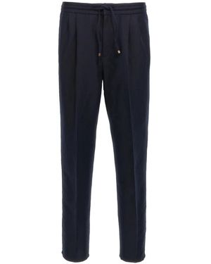 Brunello Cucinelli Rechte Broek - Blauw