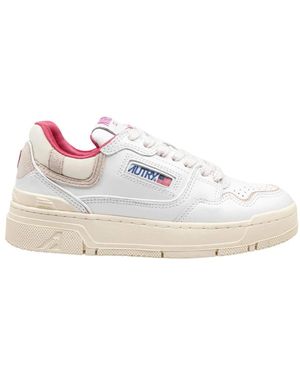 Autry Zapatillas Blancas De Cuero Bajas, Mujer, Talla - Blanco