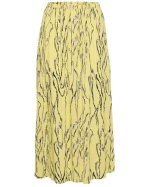 Soaked In Luxury Maxi Skirts - Geel