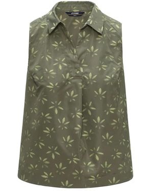 K-Way Tops ,Groen ,Anty Emby Jacquard