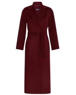 Max Mara Jassen ,Rood ,Wol Woljas Mantel