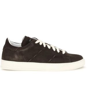 Kiton Suede Sneakers - Zwart