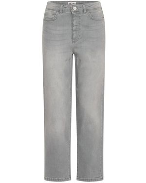 Ichi Straight Jeans - Grigio