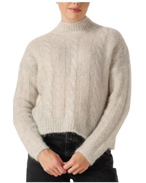 Des Petits Hauts Truien & Vesten ,Wol Alonzo Turtleneck - Grijs