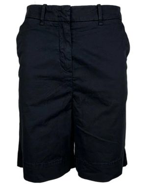 Bomboogie Zwarte Chino Bermuda Shorts - Blauw