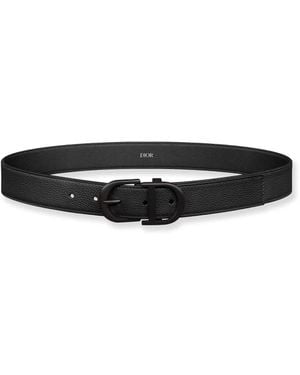 Dior Cd Ledergürtel - Schwarz