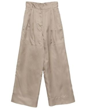 Alberta Ferretti Wide Pants - Gray