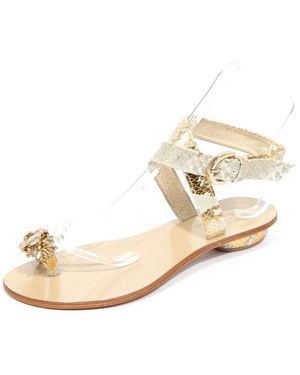 Emanuela Caruso Flat Sandals - Metallizzato