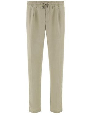 BOGGI Broeken ,Linnen Linnen Coulisse Broek - Grijs