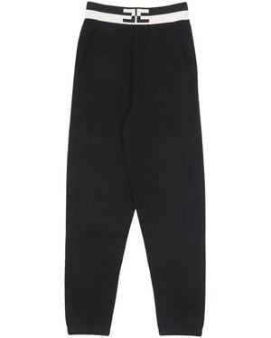 Elisabetta Franchi Joggers - Black