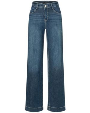 M·a·c Jeans Wide Leg - Blau