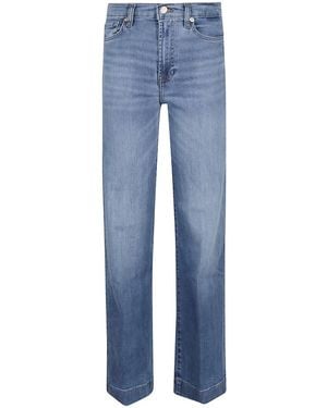 7 For All Mankind Straight Jeans - Blauw