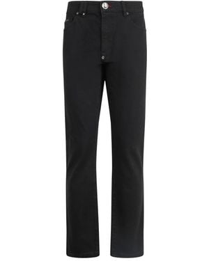 Philipp Plein Slim-Fit Jeans - Black