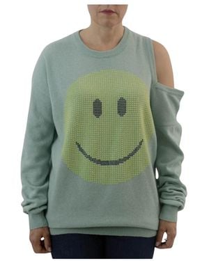 Brand Unique Round-Neck Knitwear - Vert