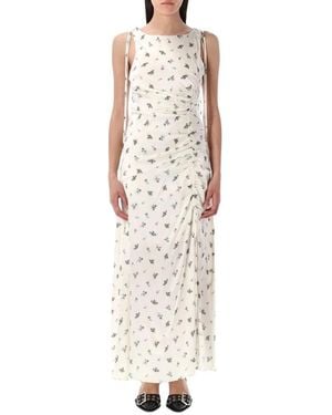 Ganni Maxi Dresses - White