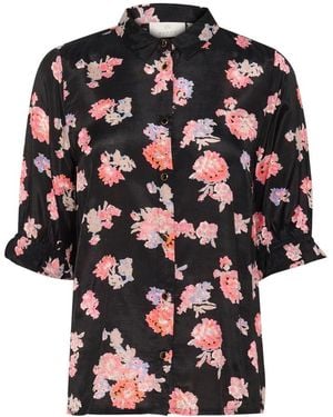 Kaffe Overhemden ,Veelkleurig ,Blouses & Shirts - Zwart