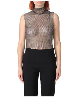Genny Sleeveless Tops - Nero